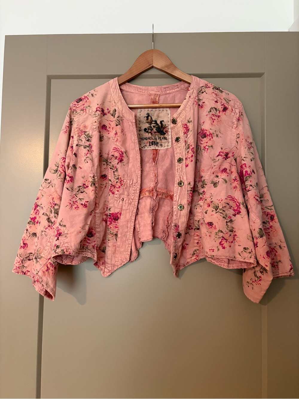 Magnolia Pearl cropped jacket reversible - Picture 2 of 7
